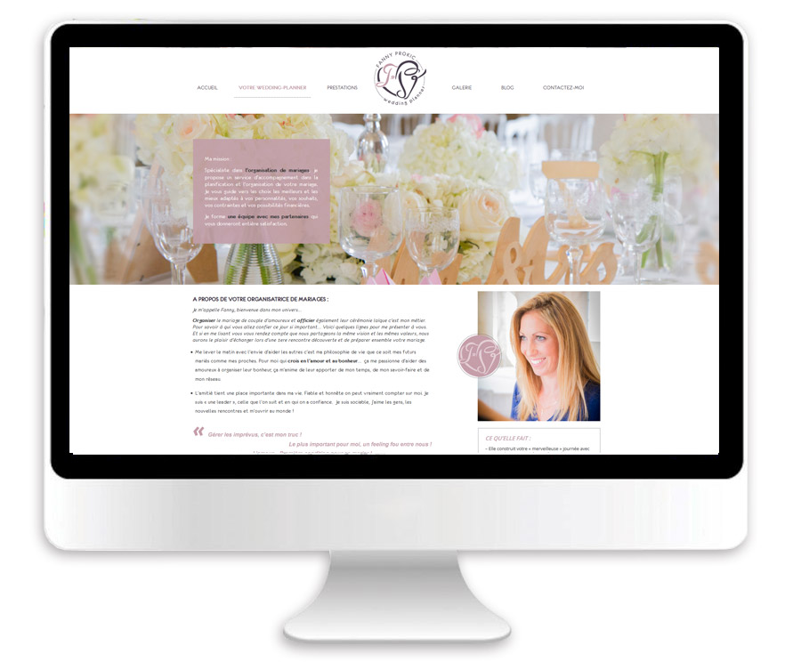 Création de site Web - Delphine Levacher Graphiste Webdesigner freelance