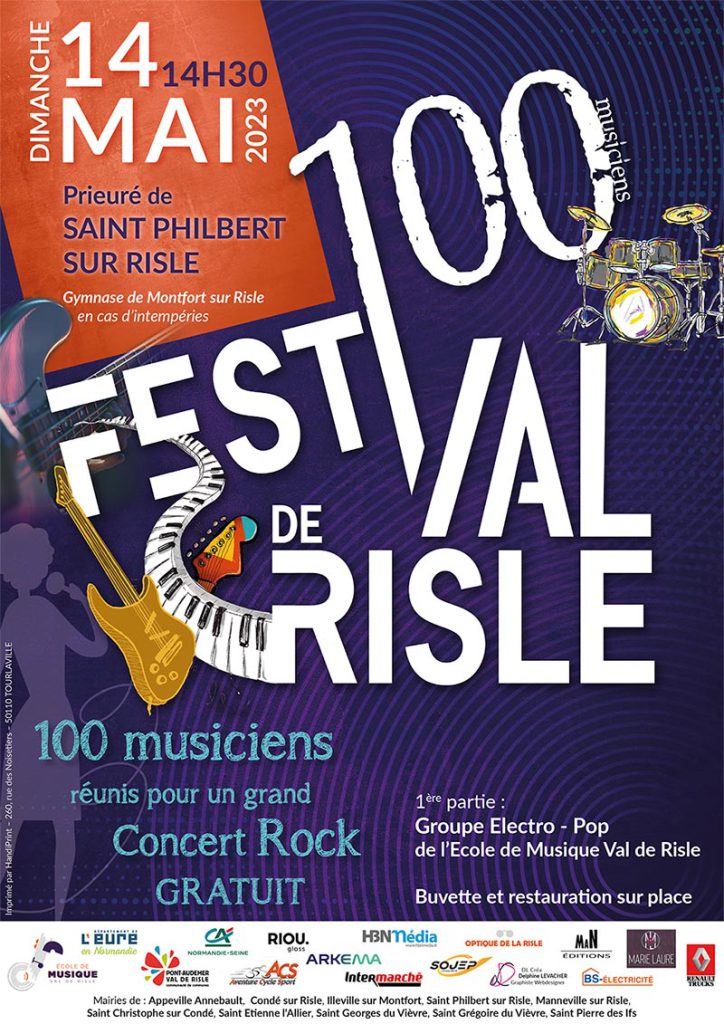 Création d'affiches concert festival